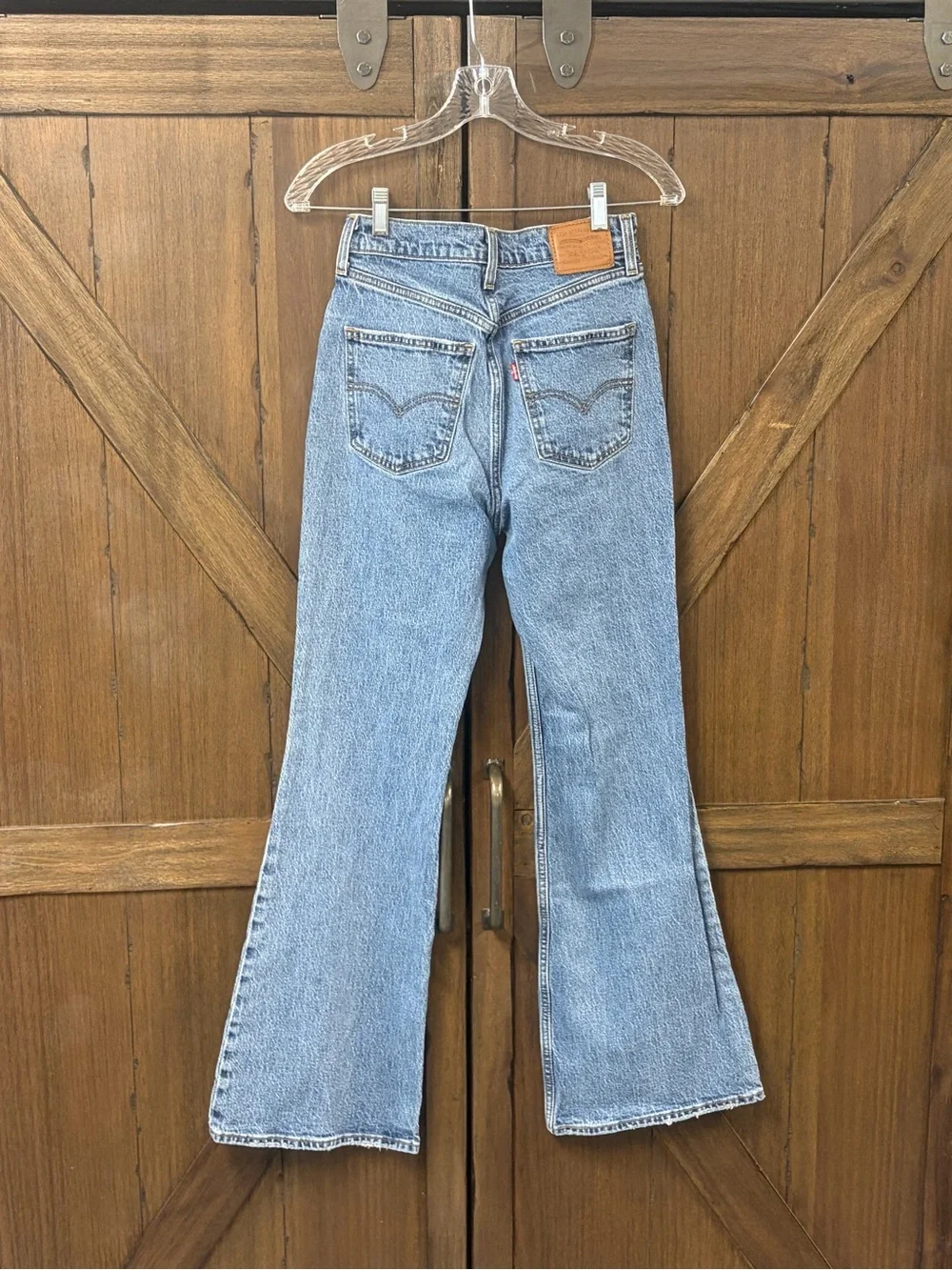 Levi's 70's Classic High Rise Flare Denim Jeans Size 26